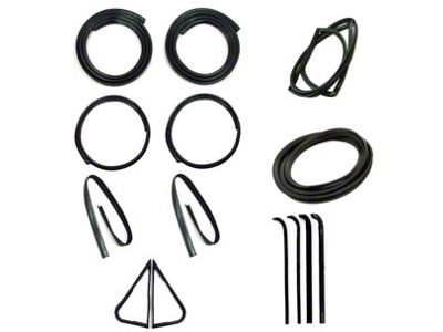 1967-1970 Ford Truck, Complete Body Weatherstrip Seal Kit With Trim Groove