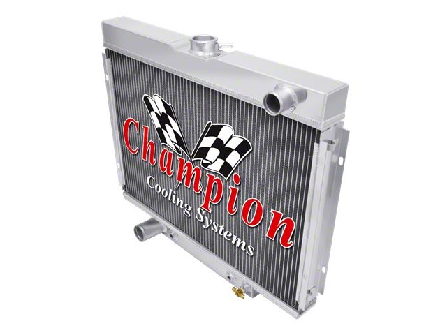 1967-1970 Mustang 2-Row Champion Aluminum Radiator, Big Block V8 (390/428/429 V8)