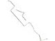 1967-1970 Mustang 5/16 OEM Steel Front to Rear Fuel Line, 200 6-Cylinder After 2/1/67