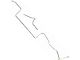 1967-1970 Mustang 5/16 Stainless Steel Front to Rear Fuel Line, 200 6-Cylinder After 2/1/67