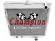 1967-1970 Mustang Champion 2-Row Aluminum Radiator, All Engines