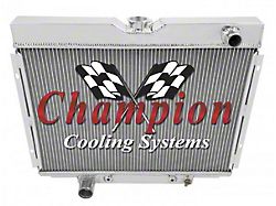 1967-1970 Mustang Champion 3-Row Aluminum Radiator, 390/427/428/429 V8 (390/427/428/429 V8)
