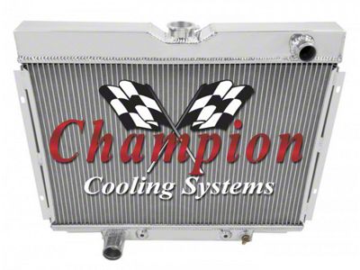 1967-1970 Mustang Champion 3-Row Aluminum Radiator, 390/427/428/429 V8 (390/427/428/429 V8)