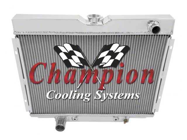 1967-1970 Mustang Champion 3-Row Aluminum Radiator, 390/427/428/429 V8 (390/427/428/429 V8)