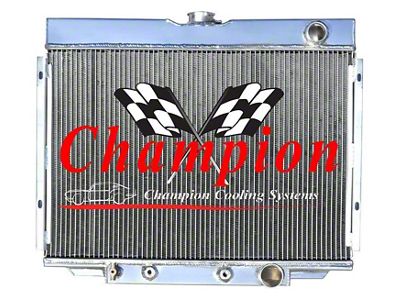 1967-1970 Mustang Champion 3-Row Aluminum Radiator, All Engines