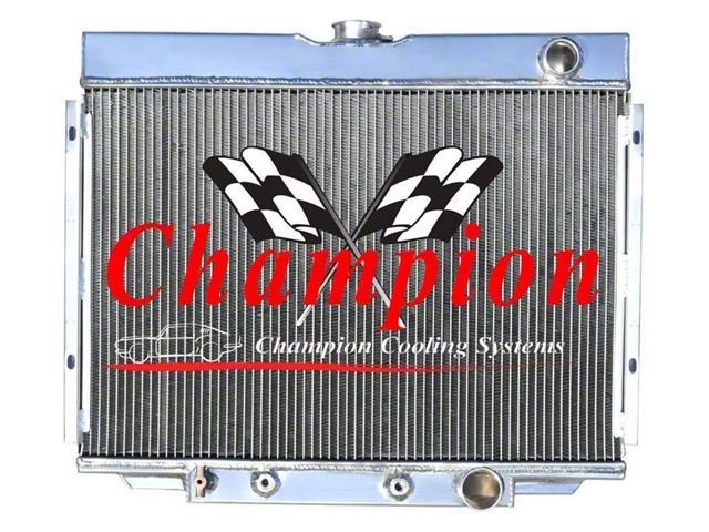 1967-1970 Mustang Champion 3-Row Aluminum Radiator, All Engines