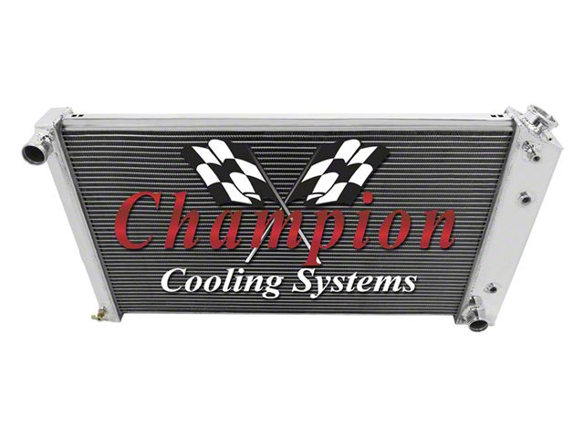 1967-1970 Mustang Champion 4-Row Aluminum Radiator, 390/428/429 V8