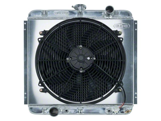 1967-1970 Mustang COLD-CASE 20 Aluminum Radiator Kit w/16 Electric Fan, 390/428 V8 w/Automatic Transmission