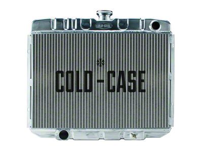 1967-1970 Mustang COLD-CASE 24 Aluminum Radiator, Big Block V8 w/Manual and A/C