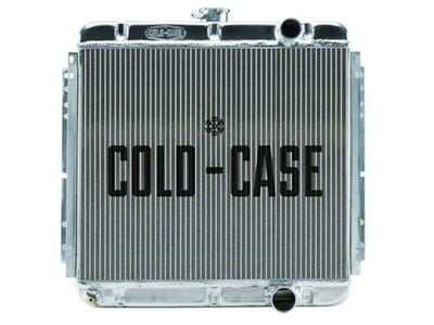 1967-1970 Mustang COLD CASE Big 2-Row Aluminum Radiator, 289/302 V8 with Manual Transmission