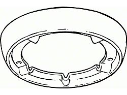 Dome Light Bezel (67-70 Mustang Coupe)