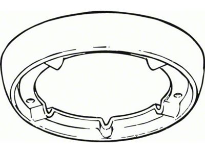 Dome Light Bezel (67-70 Mustang Coupe)