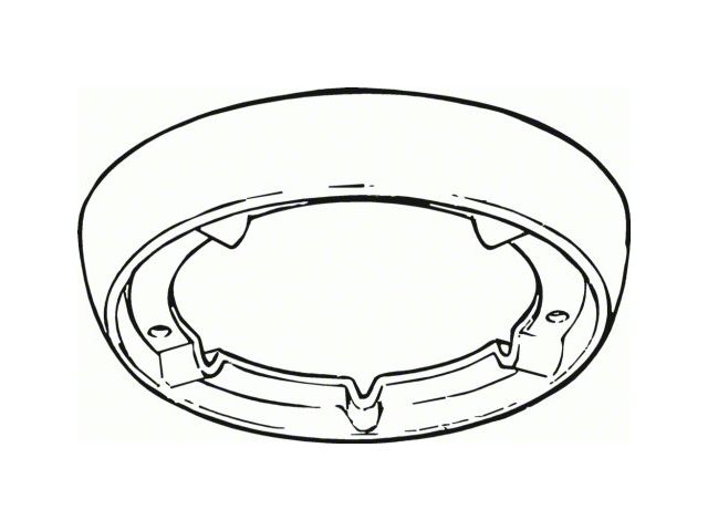 Dome Light Bezel (67-70 Mustang Coupe)