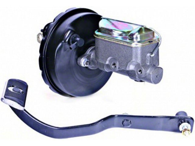 1967-1970 Mustang Disc/Disc Brake Booster and Master Cylinder Conversion Kit with Pedal, Automatic Transmission