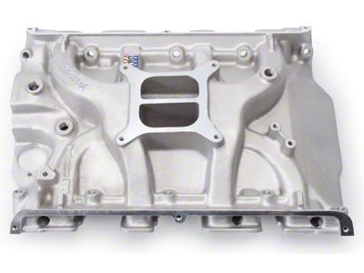 1967-1970 Mustang Edelbrock 2105 Performer Intake Manifold for 390 V8 w/o EGR, Natural Finish