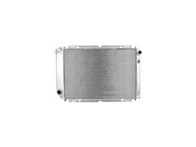 1967-1970 Radiator,Passenger Side Inlet/Drivers Side Outlet,Open Requires Core Support To Be Modified