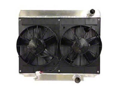 1967-1970 Radiator Module,5.0 Coyote,Open Spal Dual 11 In. Fan