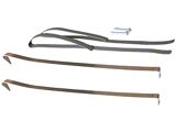 OPR 1967-1970 Thunderbird 25-Gallon Gas Tank Strap Set; 23.50-Inches Long