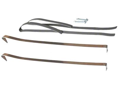 1967-1970 Thunderbird 25-Gallon Gas Tank Strap Set; 23.50-Inches Long