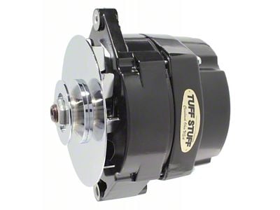 1967-1971 Camaro Alternator; 100 AMP; OEM Wire; V Groove Pulley; External Regulator; Black; Must Be Used With An External Solid State Voltage Regulator;