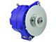1967-1971 Camaro Alternator; 80 AMP; OEM Wire; 10si Case; V Groove Pulley; External Regulator; Blue Powdercoat w/Chrome Accents; Must Be Used With An External Solid State Voltage Regulator;