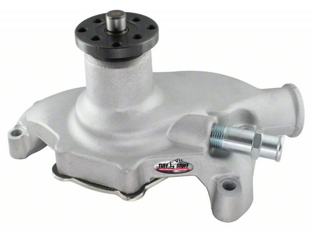 1967-1971 Chevrolet Camaro Platinum SuperCool Water Pump; 5.625 in. Hub Height; 5/8 in. Pilot; Short; Flat Smooth Top And No Top Threaded Water Port; Factory Cast PLUS+; 1353