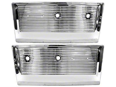 1967-1971 Chevy Truck Door Panels Chrome