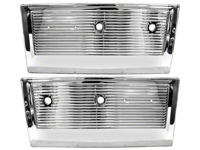 1967-1971 Chevy Truck Door Panels Chrome