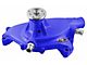 1967-1972 Chevrolet Camaro SuperCool Water Pump; 5.750 in. Hub Height; 5/8 in. Pilot; Short; 2 Threaded Water Ports; Blue Powdercoat w/Chrome Accents; 1494NCBLUE