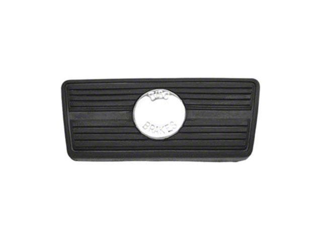 1967-1972 Chevelle Brake Pedal Pad, For Cars With Automatic Transmission & Disc Brakes