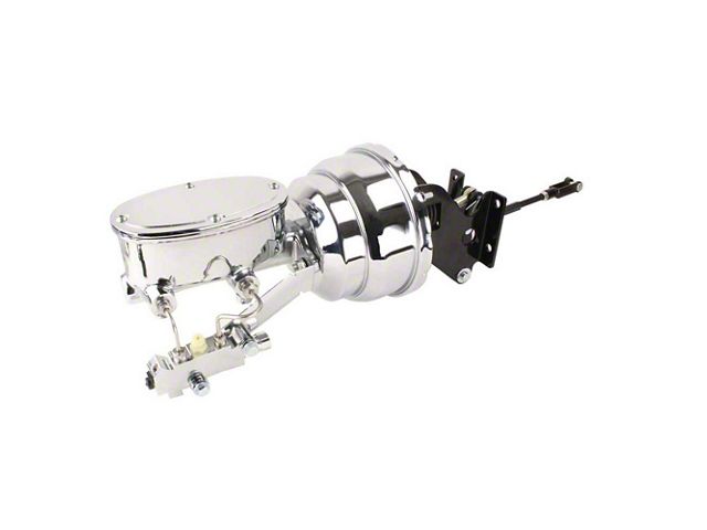 1967-1972 Chevy-GMC Truck 8 Dual Chrome Power Booster Conversion Kit Oval Master Disc/Drum