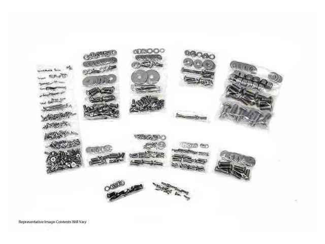 1967-1972 Chevy-GMC Truck Bed Bolt Kit, Complete, Shortbed Fleetside, Zinc