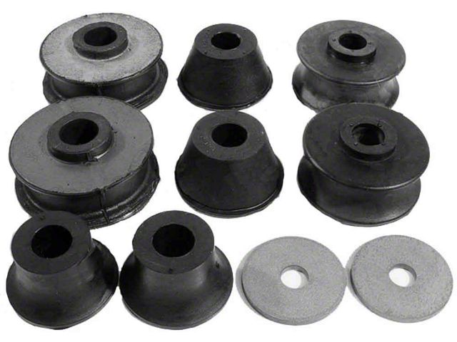 1967-1972 Chevy-GMC Truck Body Mount Cushion Kit, 2WD, Metro Moulded Parts