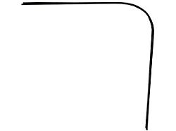 OPR 1967-1972 Chevy-GMC Truck Drip Rail, Left