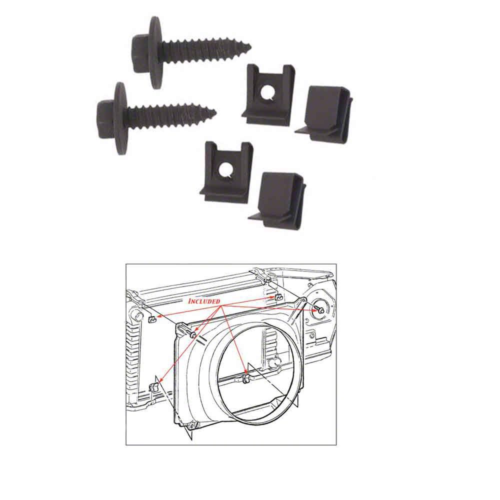 Ecklers Fan Shroud Mounting Kit 6772
