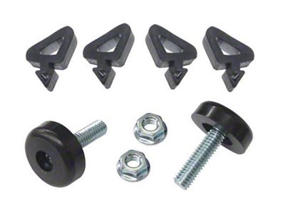 Hood Bumper/Adjuster Kit, 67-72