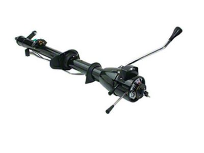 1967-1972 Chevy-GMC Truck Tilt Steering Column, Automatic Column Shift-Black Powdercoat