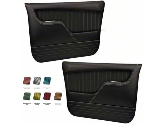 1967-1972 Chevy-GMC Truck TMI Sport Door Panels With Houndstooth Insert, Molded