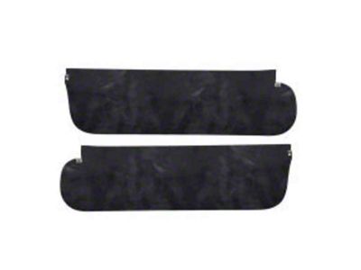 TMI 1967-1972 Chevy-GMC Truck Sunvisors, Unisuede, Black