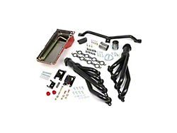 1967-1972 Chevy-GMC Truck Trans Dapt Performance LS Swap In A Box, Black Headers, 2WD