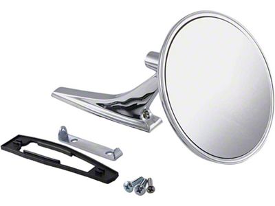 1967-1972 Chevy Nova Outside Mirror, Without Bowtie