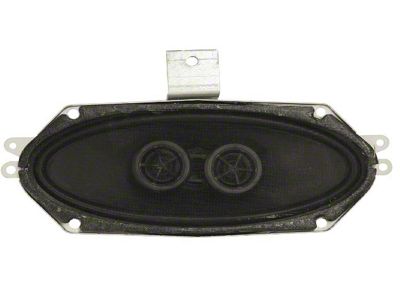 Custom Autosound In-Dash Dual Voice Coil Speaker; 4x10-Inch (67-72 Blazer, C10, C20, Jimmy, K10, K20 w/o A/C)