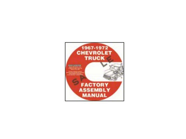1967-1972 Chevy Truck Factory Assembly Manual On CD