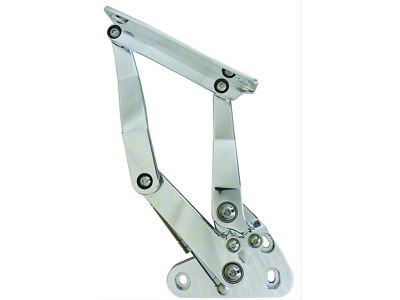 1967-1972 Chevy Truck Hood Hinges, Plain - Machine Finish