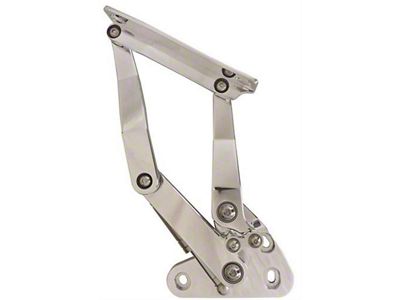 1967-1972 Chevy Truck Hood Hinges, Plain - Polished