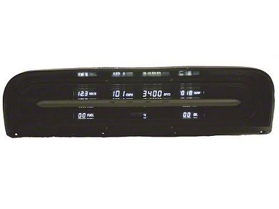 1967-1972 Ford Truck - LED Digital Gauge Cluster- White