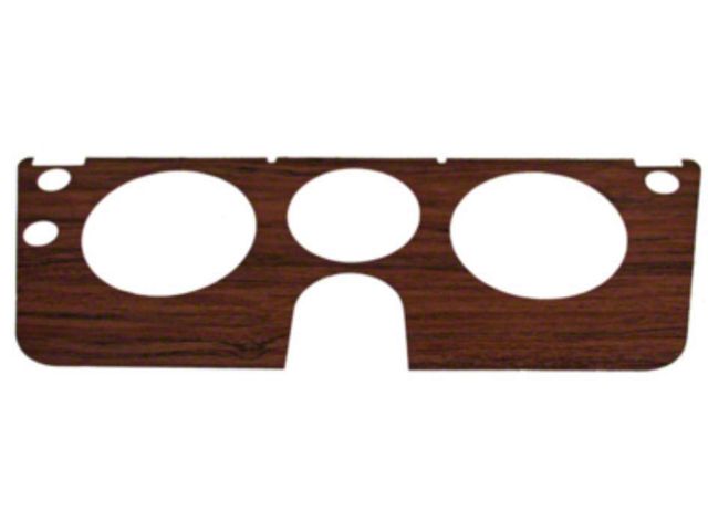 Woodgrain Applique-Inst Bezel W/oGauges 67-72