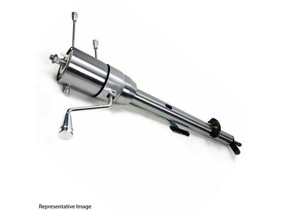 1967-1972 Chevy Truck Ididit Tilt Steering Column, AT Column Shift, Rack And Pinion Steering, Paintable Steel