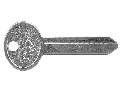 1967-1973 Mustang Double-Sided Pony Trunk and Glove Box Key Blank