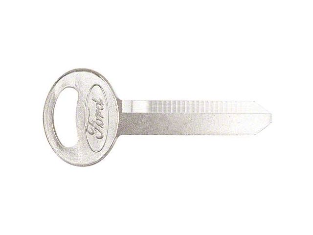1967-1973 Mustang Double-Sided Trunk and Glove Box Key Blank